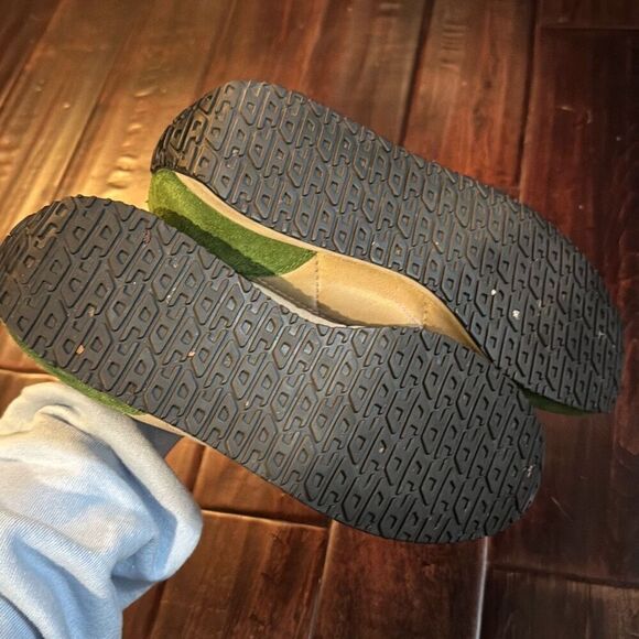 Vintage diesel leather green suede shoes/sneakers size 8 - Picture 4 of 9